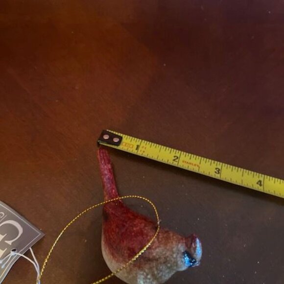 Handcrafted Gallery II Cardinal & Hummingbird Hanging Christmas Ornaments - Picture 7 of 7